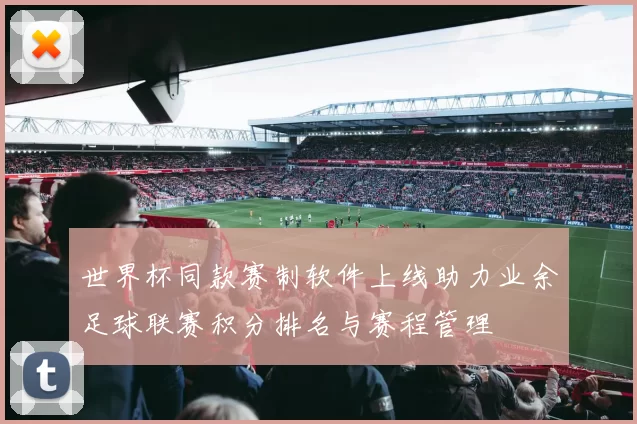 世界杯同款赛制软件上线助力业余足球联赛积分排名与赛程管理