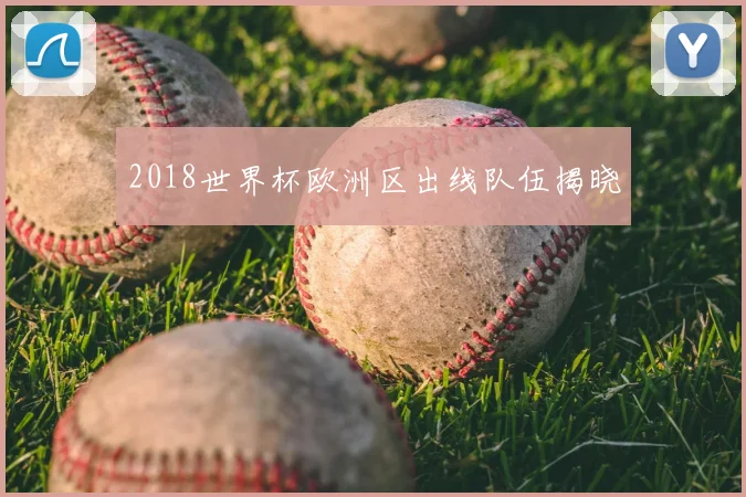 2018世界杯欧洲区出线队伍揭晓